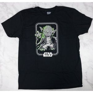 New in package Funko Pop! Star Wars T-shirt Jedi-Yoda Jedi Classic Black 3X